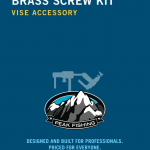 brass screw kit vise accessory box label
