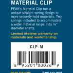 peak material clip packaging label