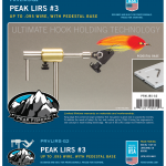 peak lirs #3 prvlirs-g2 with pedestal base hook holding packaging label